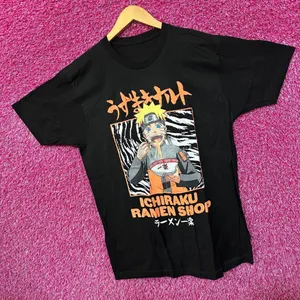 Naruto Ichiraku Ramen Shop Naruto Shippuden Anime Tee L thumbnail 1