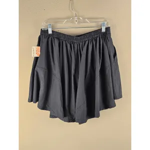 NWT Free People Movement Womens Black Center Court Shorts XL thumbnail 2