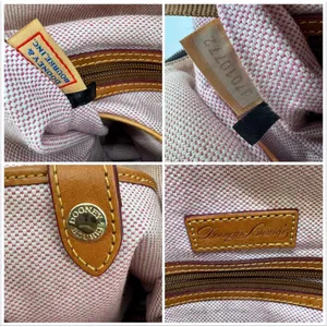 Dooney & Bourke Dillen Pocket Sac Shoulder Bag Black British Tan thumbnail 7
