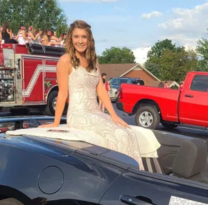 Jump Apparel Sparkly Prom Dress thumbnail 2