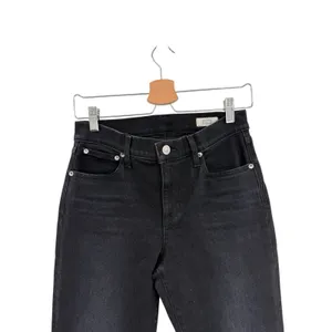 AYR The Stir Jeans Black High Rise Straight Crop Stretch‎ Denim 27S thumbnail 4