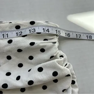 NWT Petal + Pup Tegan ruffle mini skirt polka dots size 12 white black thumbnail 14