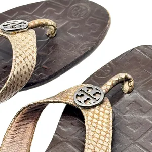 Tory Burch Thora Sandal Flip Flop Thong Logo Snake Quiet Luxury Resort Old Money thumbnail 8