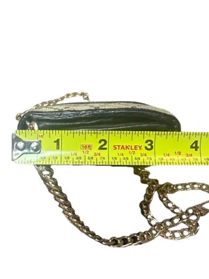 GUCCI Horsebit Diamante Brown Leather and Beige Canvas Bifold Wallet WOC thumbnail 15