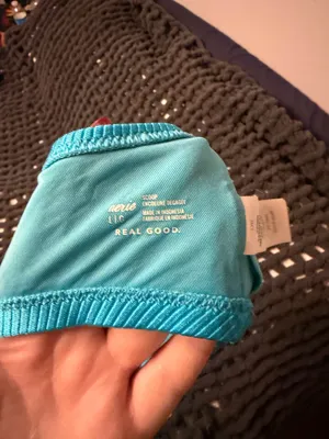 Aerie Bikini Set Blue Striped thumbnail 4