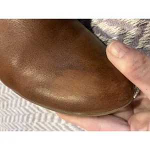 Frye & Co Italia Brown Ankle Boots Womens Size 9M Side Zip Block Heel Booties thumbnail 14