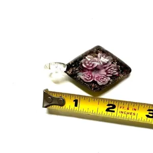 Glass flower pendant thumbnail 3