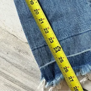 Abercrombie & Fitch Mom High Rise Jeans Denim Medium Wash Distressed Curve 25/0R thumbnail 13