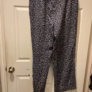 GAP Dark Blue Floral Pajama Pants thumbnail 2