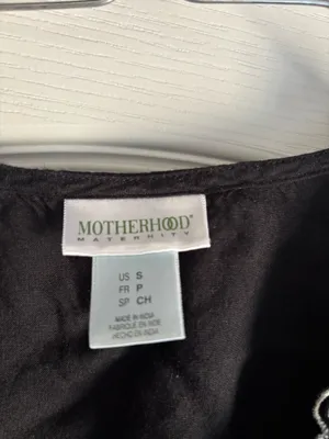 Motherhood Maternity black shirt thumbnail 3