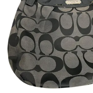Coach Soho Signature Black Large Hobo Shoulder Bag E1271-F19251 thumbnail 4