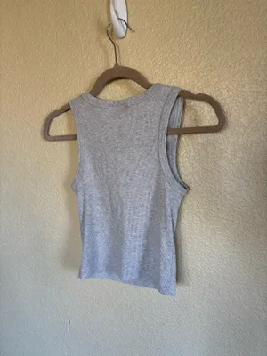 Universal Threads Grey cropped tank top thumbnail 4