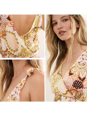 Free People Weekend in Montauk Cami Top size S thumbnail 2