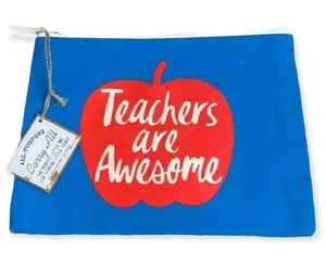 5/$30 🎈 Teachers are awesome‎ carry all pouch thumbnail 1