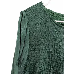 Baltic Born‎ Stockholm Smocked Dress Forest Green Women's Size 2XL thumbnail 9