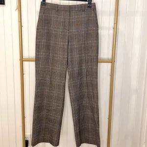 Zara Plaid Gaucho Pants thumbnail 3