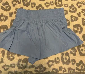 FP Movement by Free People Sky Blue Athletic Elastic-Waist Shorts thumbnail 1