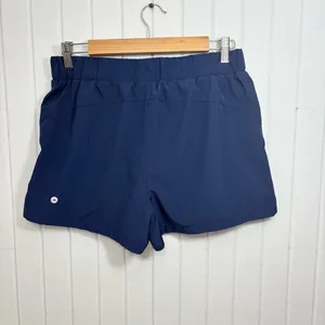 HALARA Deep‎ Blue Relaxed Shorts lightweight Size M thumbnail 2