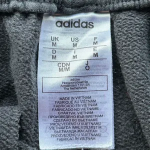 adidas black and white jogger sweatpants thumbnail 6