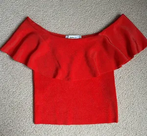 ZARA Strapless Top thumbnail 1