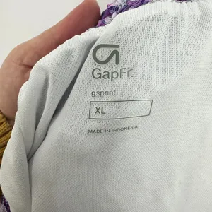 GapFit gSprint Running Shorts Womens XL Purple Geometric‎ Gym Outdoors Active thumbnail 2