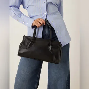 ASOS- faux leather black shoulder bag thumbnail 3
