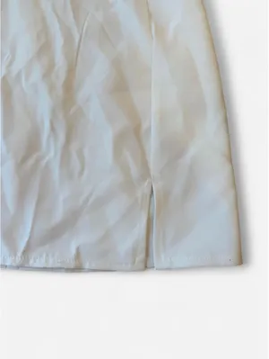 Nasty Gal White Pleated Mini Skirt Size US 4 thumbnail 2