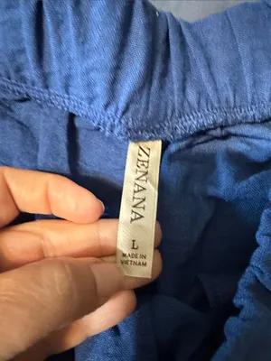 Zenana Outfitters Navy Blue Drawstring Pants- NWOT thumbnail 6