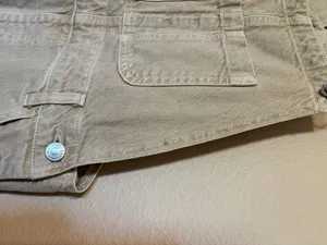Pacsun Khaki Denim Wide Leg Overalls Size M thumbnail 5