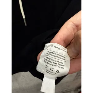 MATE the Label Women Hoodie XS Black Organic Cotton Raglan Pullover thumbnail 7