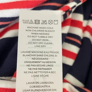 La Blanca Women Sailor Striped Dress L Lace‎ Up Nautical Coastal Preppy Resort thumbnail 10