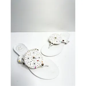 Jack Rogers Sandals Womens Size 5‎ White Georgica Jelly Slip On Flats thumbnail 7