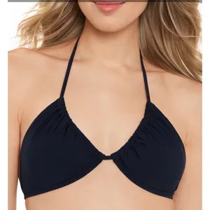 Salt + Cove Womens Black Multi-Way Triangle Bikini Top Swimwear Medium‎ NEW thumbnail 2