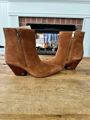 NEW in box Sam Edelman Brown Suede Jane Boots Booties ~ Size 10 thumbnail 7