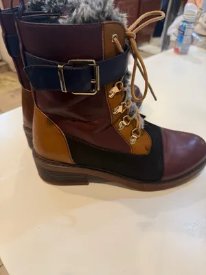 Patrizia by Spring Step Hilvia Faux Fur Lace-Up Boots thumbnail 6