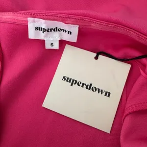 Aritzia Superdown Off The Shoulder Mini Dress Size Small Pink Barbiecore Party thumbnail 10