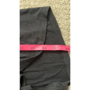 Aerie Romper Medium Black Lace Back Drawstring Waist Casual Summer‎ Loungewear thumbnail 5