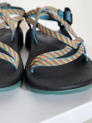 Chacos ZX1 Classic Rainbow Strappy Sport Sandals Size 6 thumbnail 2
