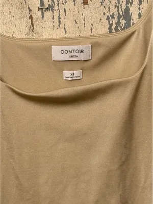 Aritzia Babaton Contour Sleeveless Square Neck Bodysuit Natural Beige XS thumbnail 2