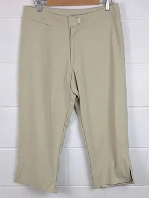 Patagonia women’s Kokawe Capri beach wood pull on pant camping size 12 NWT thumbnail 1