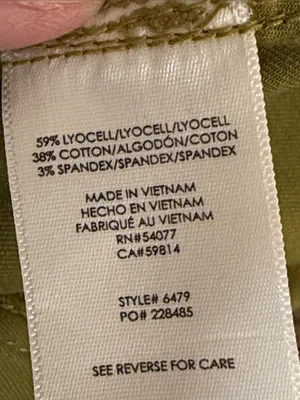 🌴🌴🌴BOGOHO🌴🌴🌴Cabi Olive Green Women’s Casual Utility Pants-4 thumbnail 13