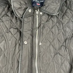 London Fog Jacket Women's XXL Quilted Black Full Zip Pockets New Damaged thumbnail 3