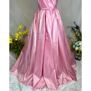 Mac Duggal One Shoulder Large Bow Pleated Gown Ice Pink 2 thumbnail 15