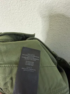 Aritzia TNA Supply Cargo Pant Green Womens Size 10‎ thumbnail 8