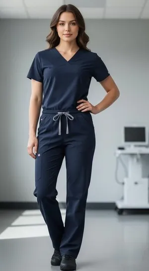 Figs Navy Scrub Pants Size XXSP thumbnail 1
