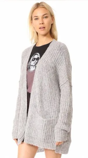 Free People Weekend Getaway Alpaca Cardigan Sweater thumbnail 1