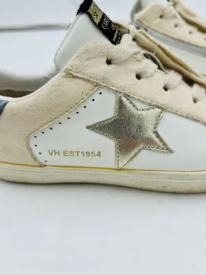 VINTAGE HAVANA Women’s Lulu Fashion Sneakers White Blush Gold Sz 5 Side Zip thumbnail 4