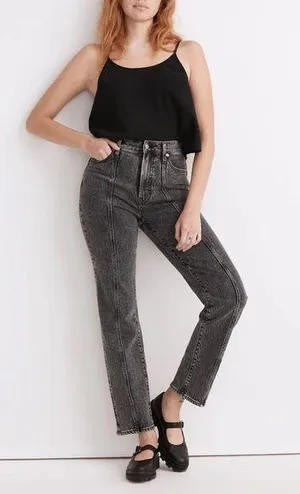 Madewell The Perfect Vintage Straight Jean in Meaford Wash Size 27 thumbnail 1