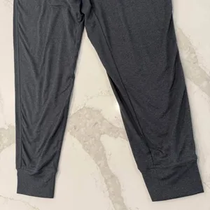 Lole Jersey Knit High Rise Jogger Lounge Pants Women's Medium Gray Cinch Waist thumbnail 2