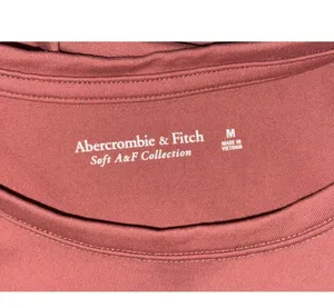 Abercrombie & Fitch Soft AF Red Sleeveless Crew Neck Bodysuit Top Womens Size M thumbnail 3